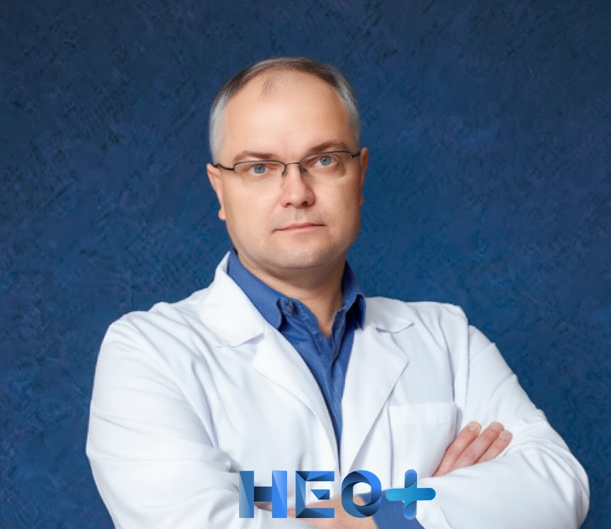Психиатр-нарколог, аддиктолог клиники Нео+ Леонид Николаевич Дорофеев